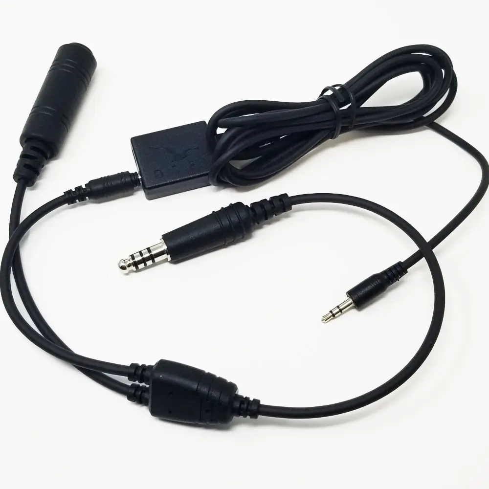 Crystal Pilot GA Recording Cable w/S Adapter