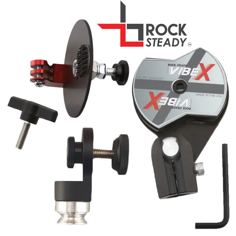 Rock Steady VibeX Ball Mount GoPro & Garmin Tie Down Base w/Dovetail