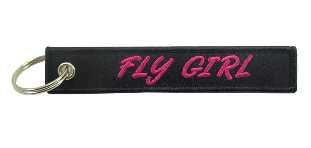 Fly Girl Keychain