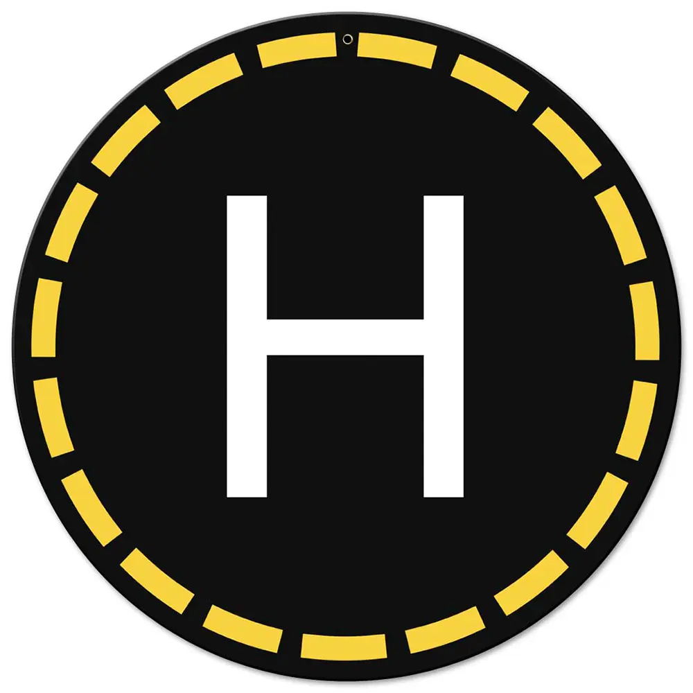 Helipad Sign