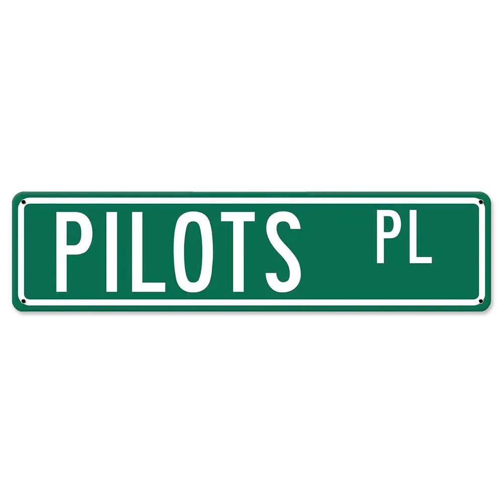 Pilots Place Street Sign