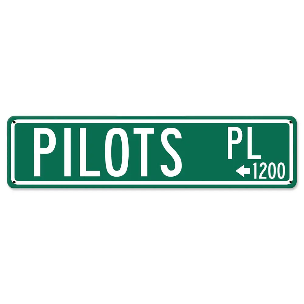 1200 Pilots Place Street Sign 