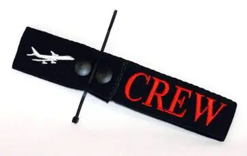 Embroidered Luggage Tag, Crew