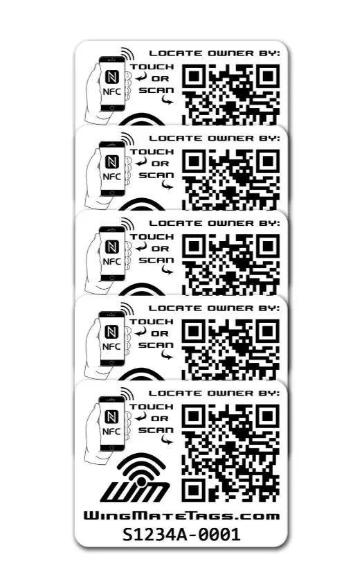 Wingmate Sticker (5-pack)
