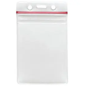 Resealable Badge Holder (Vertical)