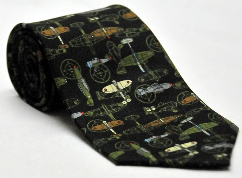 WWII Airplane Tie 