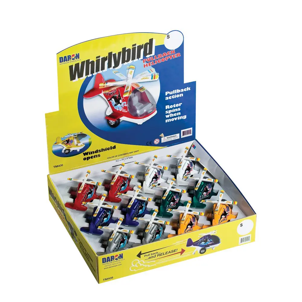 Pullback Whirlybird Helo (12-Piece)