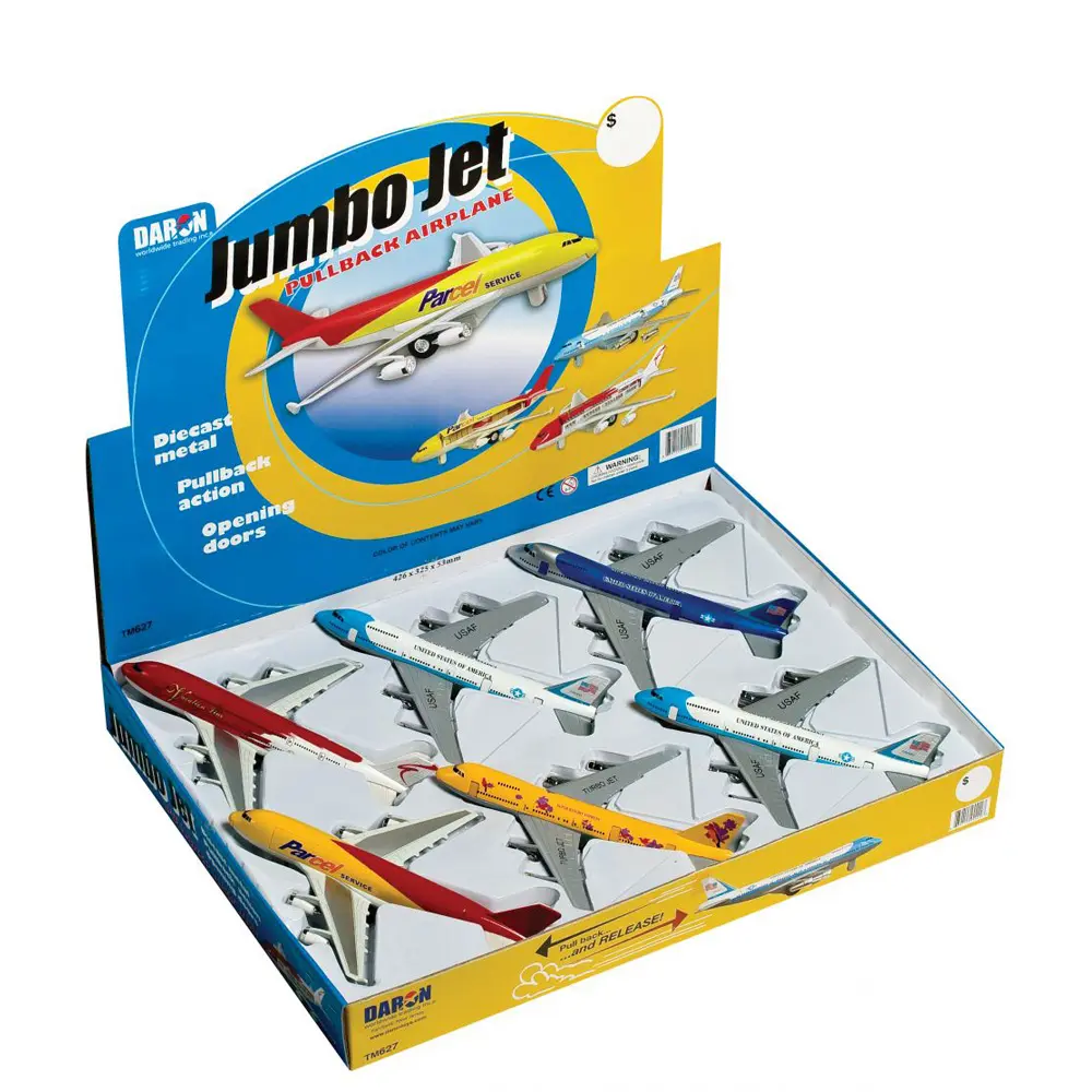 Pullback Jumbo Jet (6-Piece)