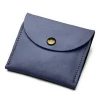 Up-Cycled Plane Leather Coin & Card Wallet