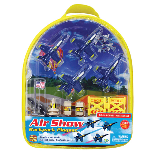 F/A-18 Hornet Blue Angels Backpack Playset