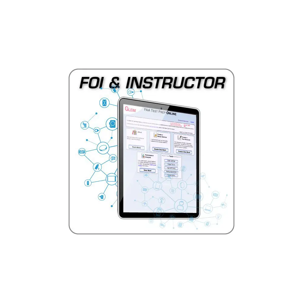 Flight/Ground Instructor + FOI Test Prep Online