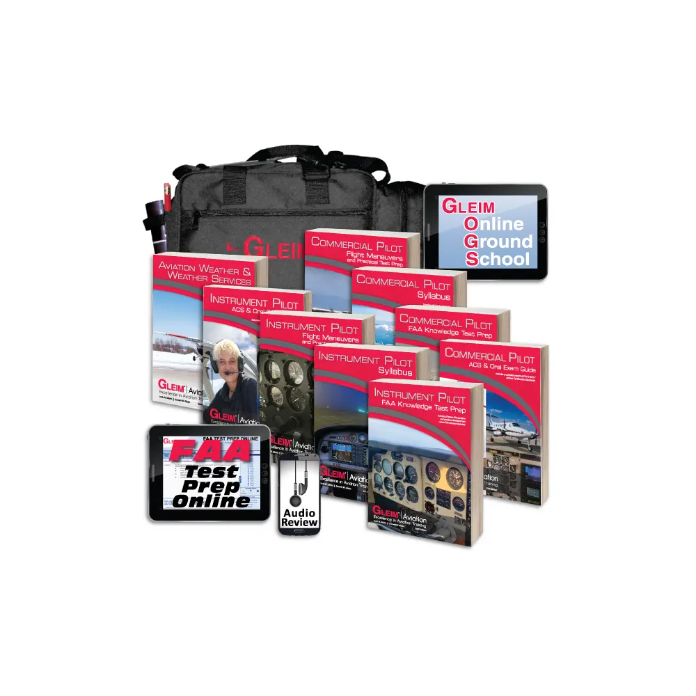 Instrument/Commercial Pilot Kit w/ Audio Review and Online Ground School