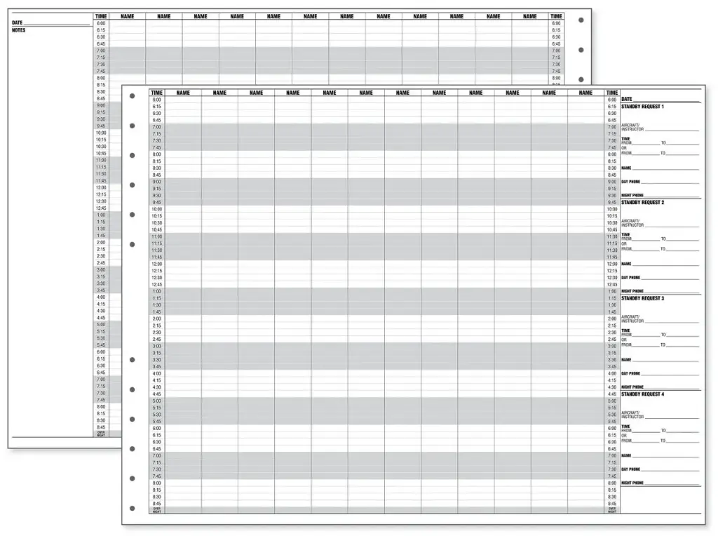 Flight Schedule Refill 