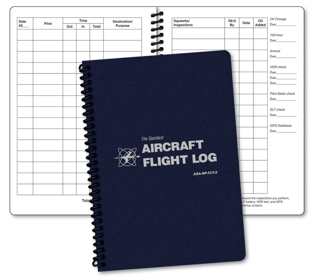 The Standard® Aircraft Flight Log 