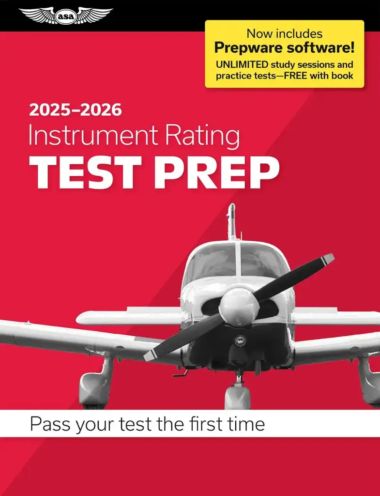 2025-2026 Instrument Rating Test Prep (eBook PD) With Prepware® 