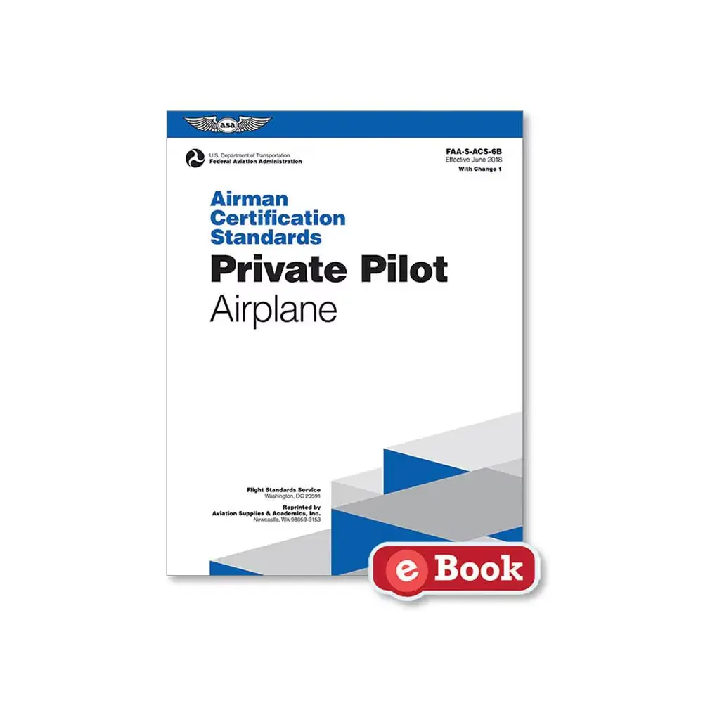 Private Pilot Airplane ACS-6C (eBook) 