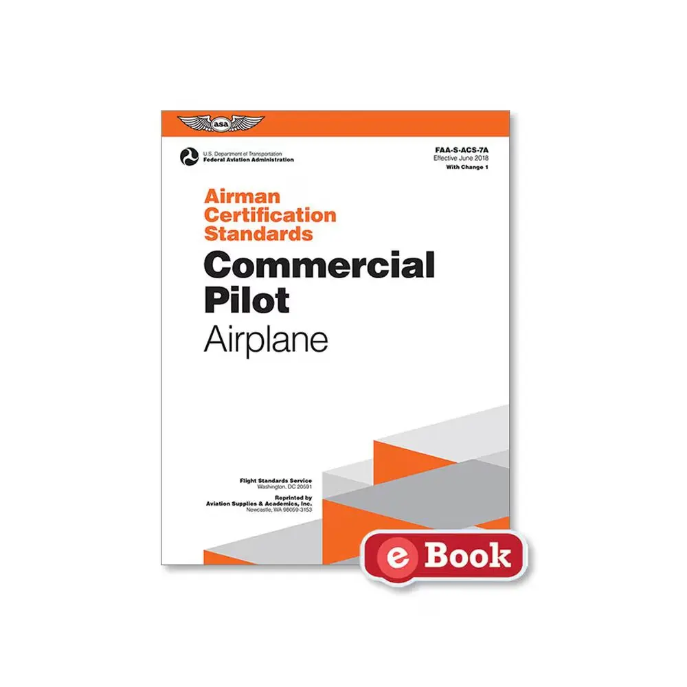 Commercial Pilot Airplane ACS-7EB (eBook) 