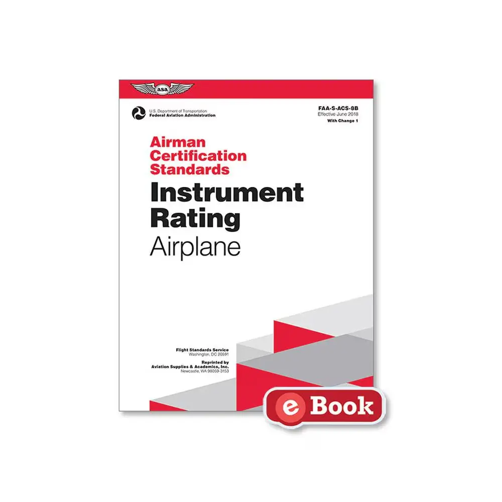 Instrument Rating Airplane ACS-8-EB (eBook) 
