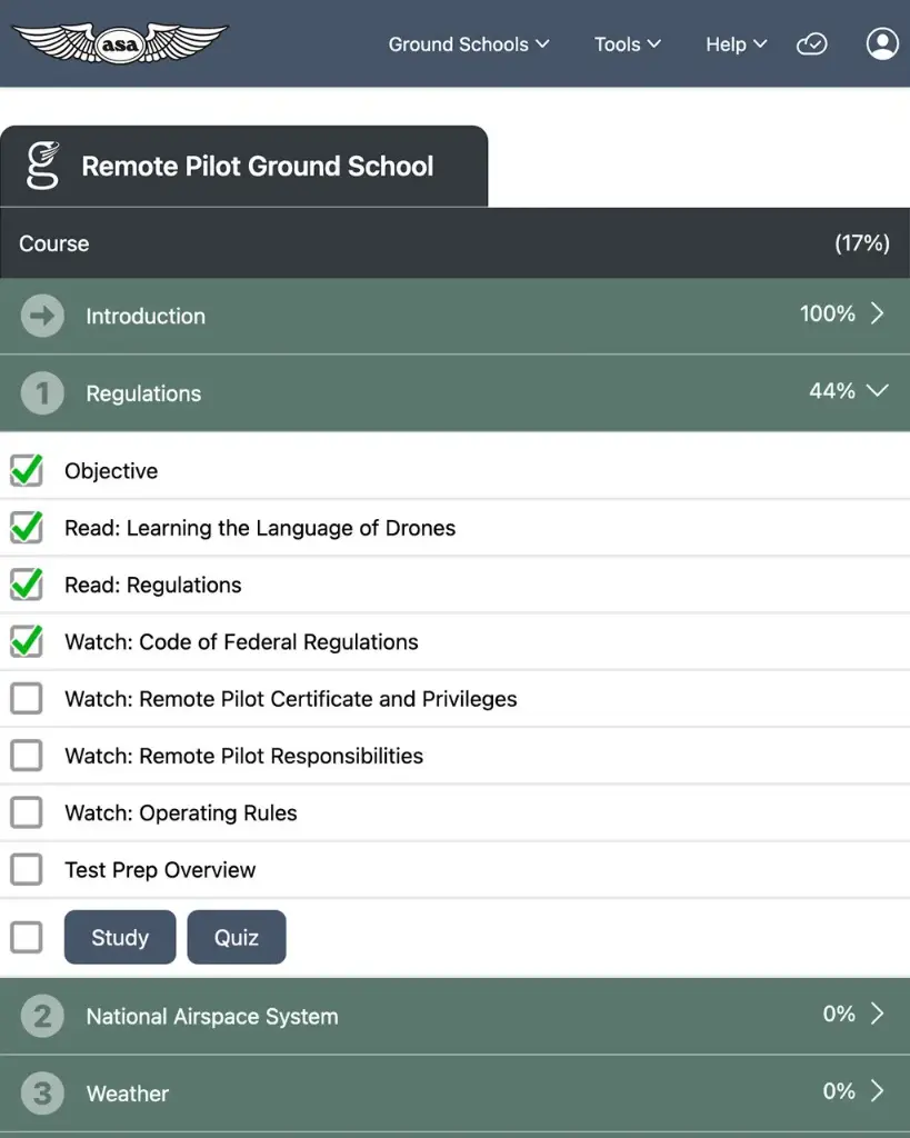 Remote Pilot Online Ground School 
