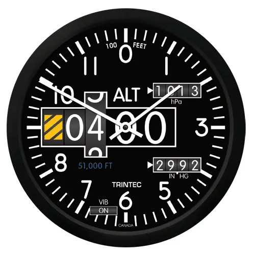 2060 Altimeter Wall Clock