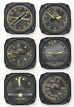  Vintage Instrument Inspired Coaster Set (6-Piece)
