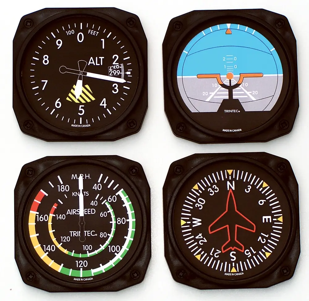Classic Instrument Coaster Set (4-Piece)