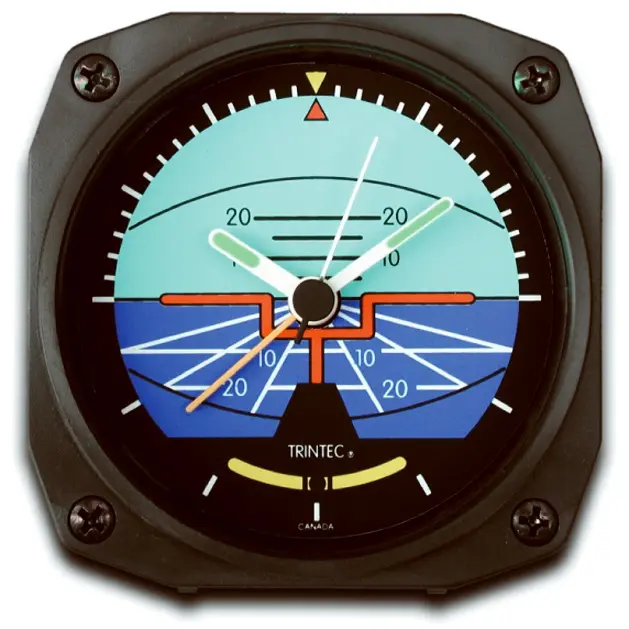 Classic Artificial Horizon Desk Model Alarm Clock 