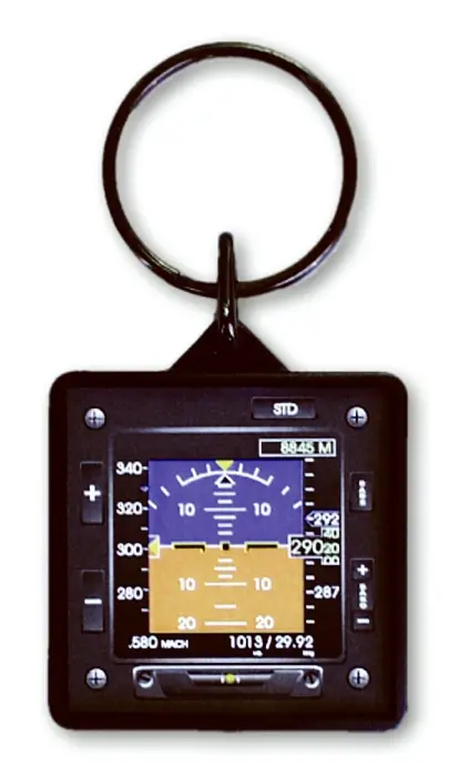 1.5" Square EFIS Keychain 