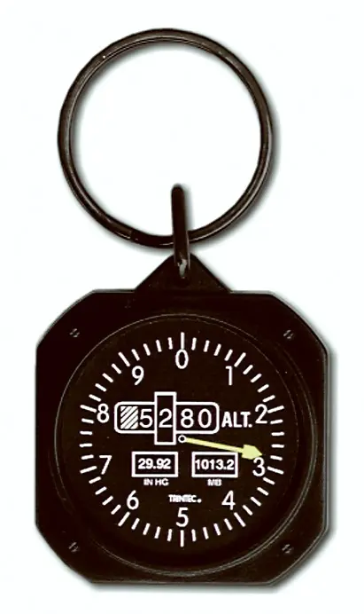 1.5" Classic Altimeter Keychain