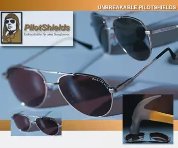 PilotShields Pro Sunglasses (Bronze) 