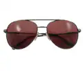 PilotShields Aviator Sunglasses (Bronze) 