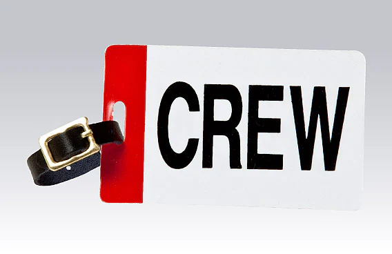 Leather Strap Luggage Tag (Crew)