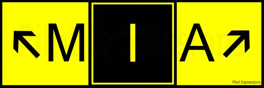 Miami Taxiway Sticker