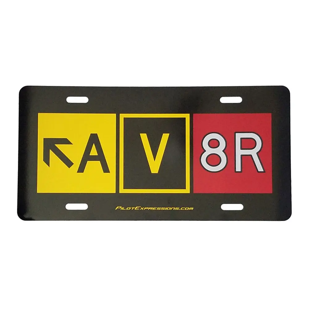 AV8R License Plate