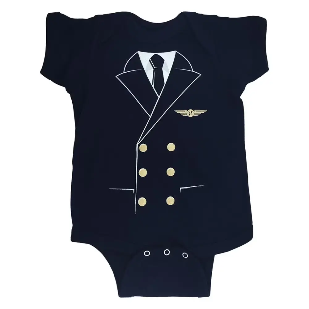 Pilot Uniform Onesie (Navy)