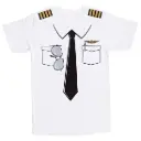 Pilot Uniform Toddler Shirt (White)
