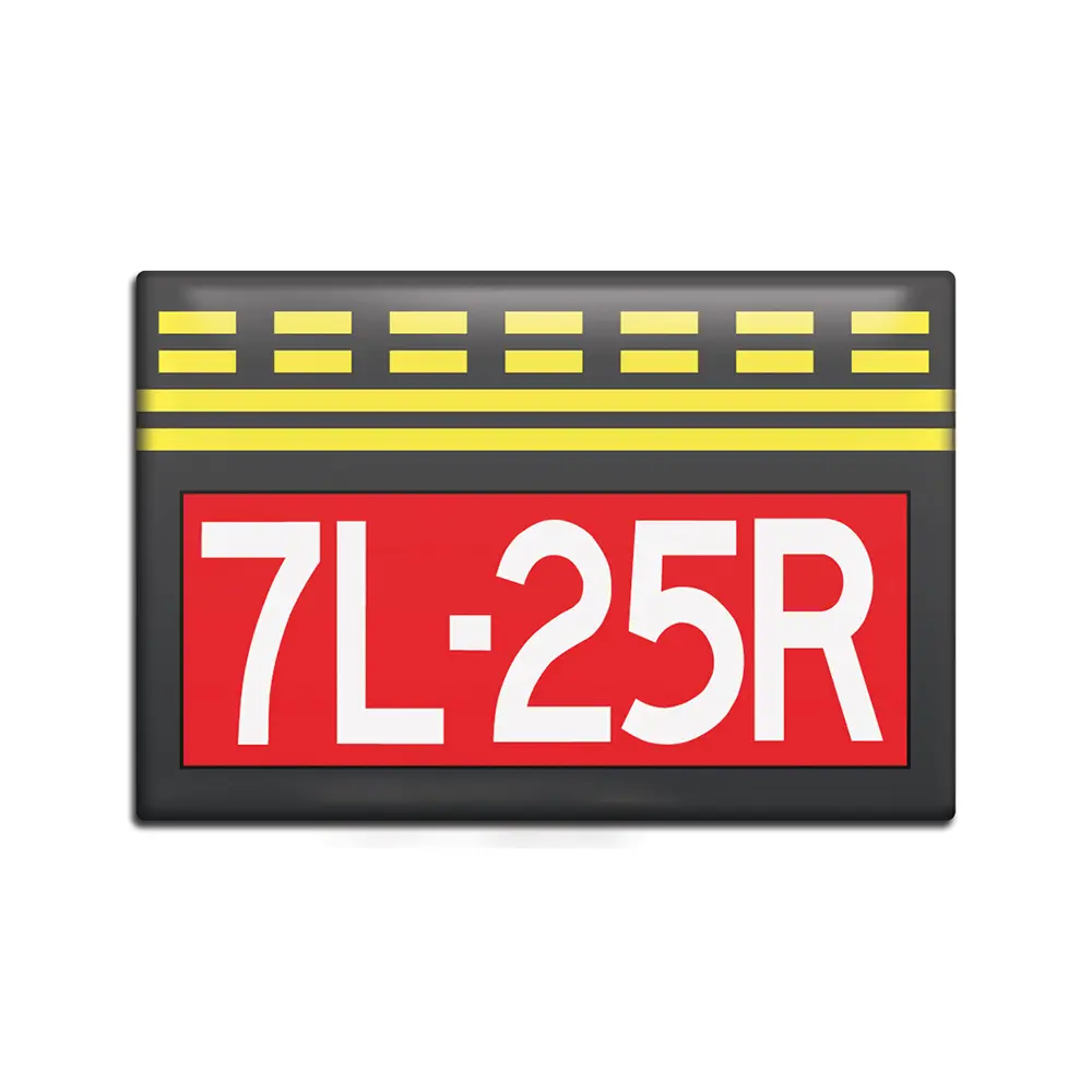 7L-25R Runway Magnet