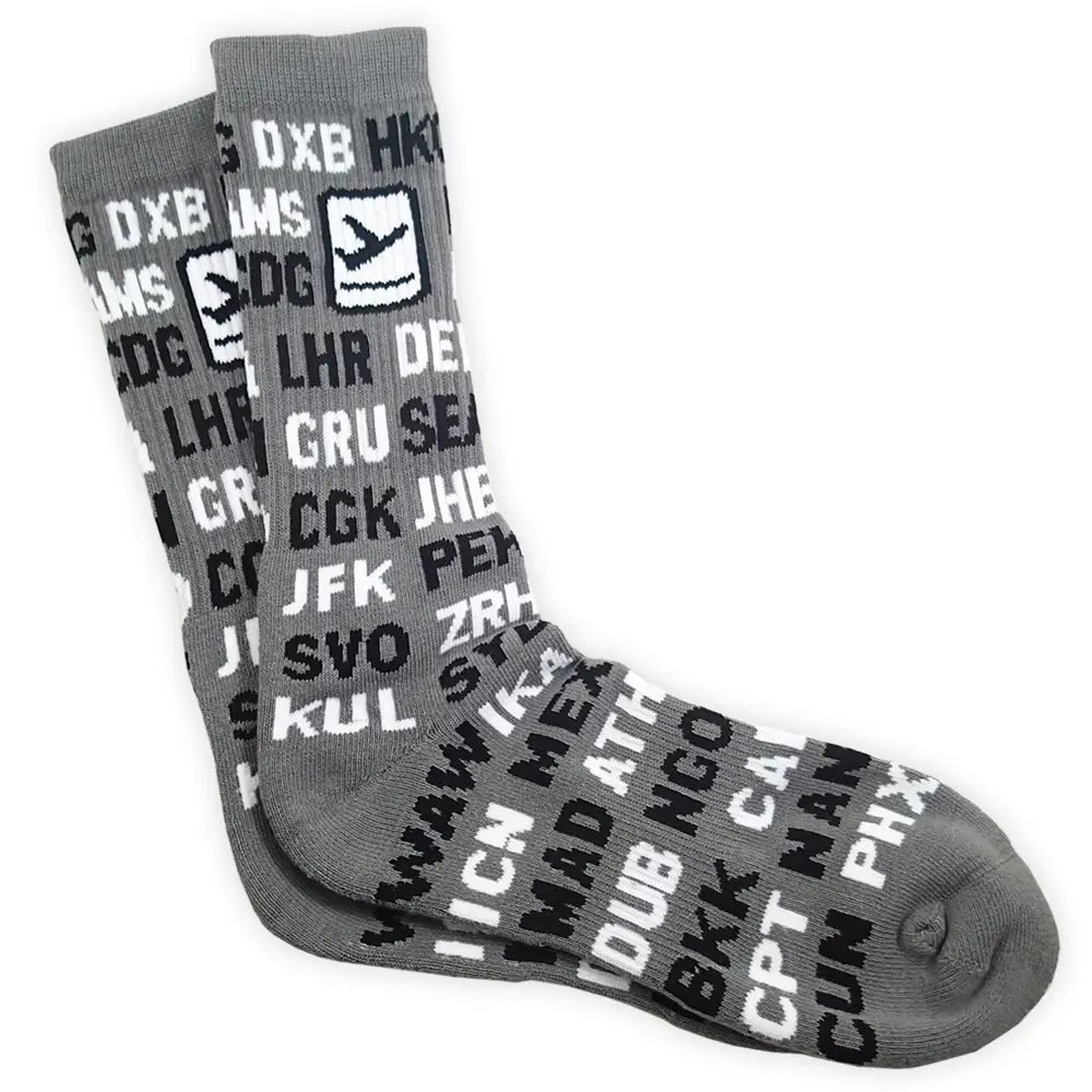 Airport Code Socks (International)