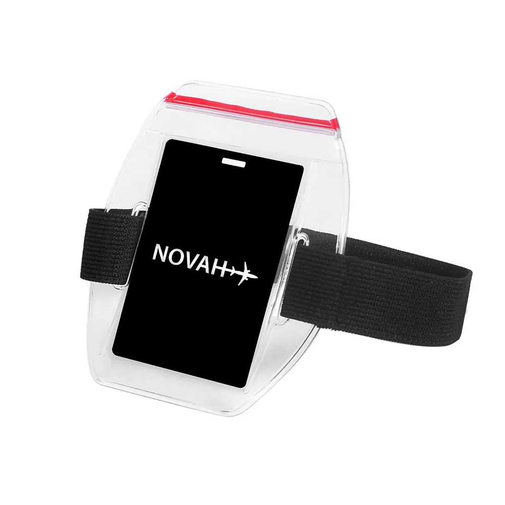 Badge Holder Vertical (Zip)