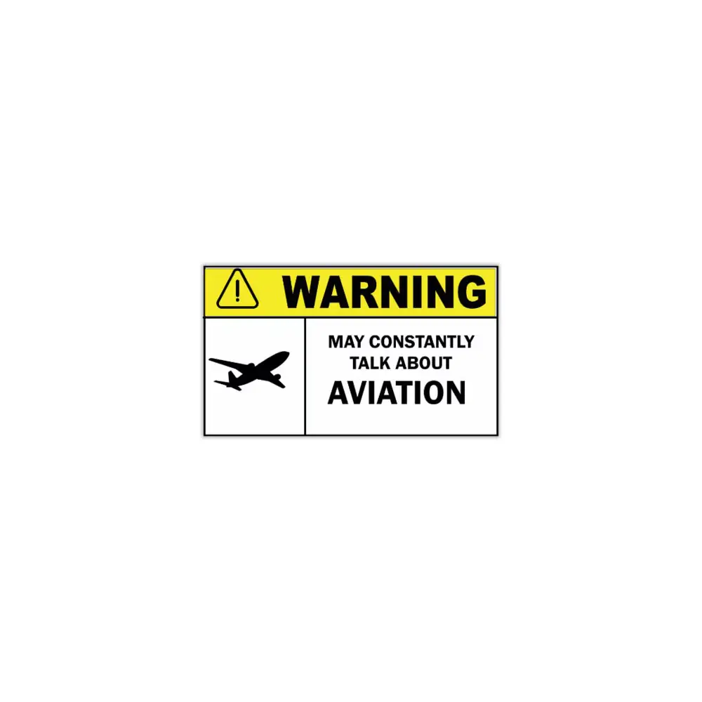 Aviation Themed Stickers