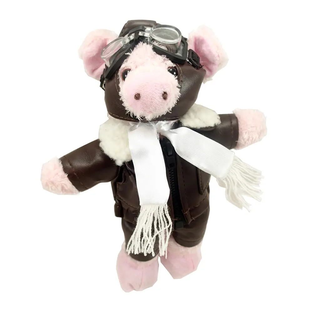Pilot Pig Plush