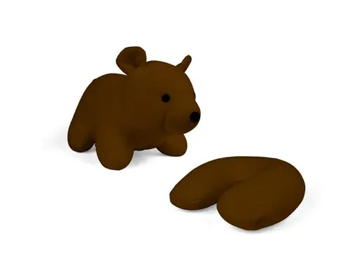Brown Bear Travel Pillow 