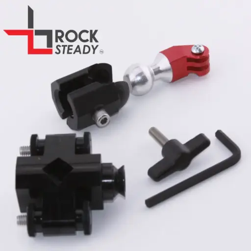 [FF-MTBGP-BSDC] Rock Steady Ball Mount GoPro & Garmin X/XE, Clamp Base w/Dovetail