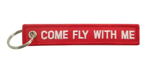 [NAPX260-RED] Come Fly with Me Keychain