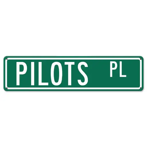 [NAPX475] Pilots Place Street Sign