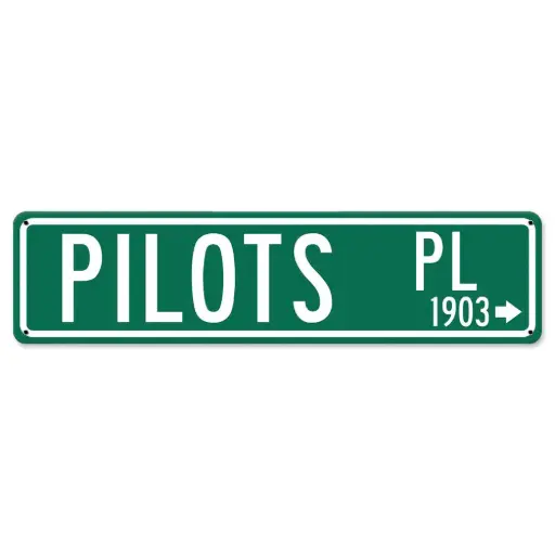 [NAPX475-1903] 1903 Pilots Place Street Sign
