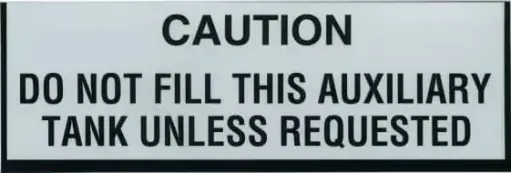 [AAPX818] Do Not Fill Placard