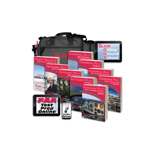 [GLM-533] Instrument/Commercial Pilot Kit w/ Audio Review and Online Ground School