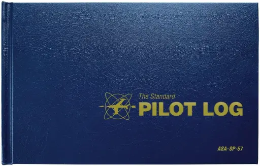 [ASA-SP-57] The Standard® Pilot Log (Navy Blue) 