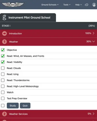 [ASA-GS-I] Instrument Pilot Online Ground School 